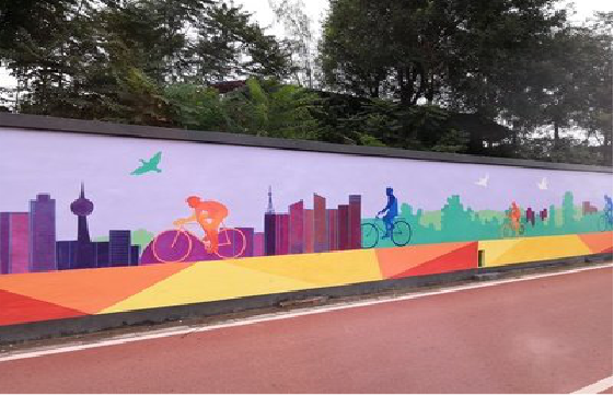 慈溪墙体彩绘-围墙