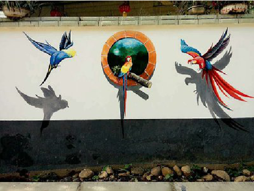 慈溪视觉错位-3D墙绘设计