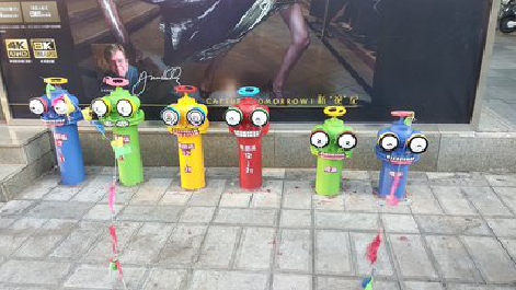 慈溪商业区彩绘