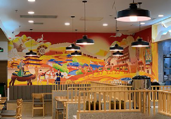 慈溪商业空间彩绘介绍。