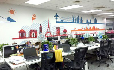 慈溪教你设计办公室墙绘的方法。