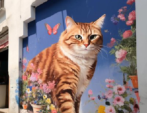 慈溪自己绘制有个性的手绘墙