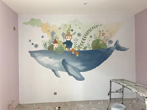 慈溪手绘墙的特点及优势。